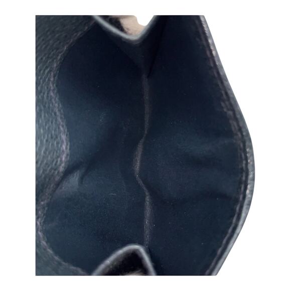 GUCCI Vintage Interlocking G GG Supreme PVC Leather Navy Bi-fold Wallet Boxed - Picture 10 of 15